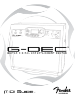 Fender G-DEC-MIDI-Guide 